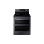 Samsung NE63A6751SG 30" Smart Freestanding Electric Range with 5 Elements, 6.3 cu. ft. Capacity, No Preheat Air Fry, Griddle and Flex Duo Oven (Fingerprint Resistant Black Stainless Steel)