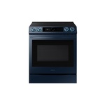 Samsung NE63A8711QN 30" Smart Slide-In Electric Range with 5 Elements, 6.3 cu. ft. Oven Capacity, Smart Dial and Air Fry (Navy Steel)