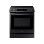 Samsung NE63T8711SG 30" Smart Slide-In Electric Range with 5 Elements, 6.3 cu. ft. Oven Capacity, Smart Dial and Air Fry (Black Stainless Steel)