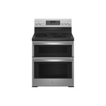 GE Profile PB965YPFS 30" Smart Freestanding Electric Double Oven Range with 5 Elements, 6.6 cu. ft. Capacity Oven and No Preheat Air Fry in Fingerprint Resistant Stainless Steel