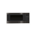 GE Profile PEM31BMTS 24" Countertop Microwave Oven with 1.1 cu. ft. Capacity, 10 Power Levels, 800 Cooking Watts  (Black Stainless Steel)