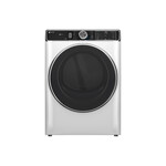 GE Profile PFD87ESSVWW 28" Smart Front Load Electric Dryer with 7.8 cu. ft. Capacity, Energy Star, and Steam and Sanitize Cycle (White)