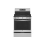 GE Profile PGB935YPFS 30" Smart Freestanding Gas Range with 5 Burners, 5.6 cu. ft. Oven Capacity, No Preheat Air Fry and Self Clean in Fingerprint Resistant Stainless Steel