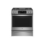 GE Profile PGS930YPFS 30" Smart Slide-In Gas Range with 5 Burners, 5.6 cu. ft. Oven Capacity and No Preheat Air Fry (Fingerprint Resistant Stainless Steel)