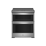 GE Profile PS960YPFS 30" Smart Slide-In Electric Double Oven Range with 6.6 cu. ft. Total Capacity, Glide Touch Control, Wi-Fi Connect, and Chef Connect, in Fingerprint Resistance Stainless Steel