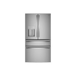 GE Profile PVD28BYNFS 36" Smart 4-Door French Door Refrigerator with 27.9 cu. ft. Capacity, and Hands-free Autofill in Fingerprint Resistant Stainless Steel