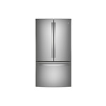 GE Profile PWE23KYNFS 36" Counter-Depth French Door Refrigerator with 23.1 cu. ft. Capacity, and Internal Water Dispenser in Fingerprint Resistant Stainless Steel