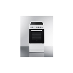 Summit REXT20W 20" Wide Electric Range with 4 Elements, 1.87 cu. ft. Oven Capacity, Smooth Ceramic Glass Top, Hot Surface Indicator, ADA Compliant (White)