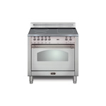 Lofra RS30M000I4 30" Dolcevita Series Freestanding Induction Range with 4 Elements, 3 cu. ft. Oven Capacity and True European Convection (Stainless Steel, Chrome)