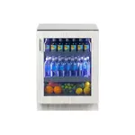 Sapphire SBCR24PRADA 24" Beverage Center with 4.7 cu. ft. Capacity, ADA Compliant, Signature SAPPHIRE Blue Interior, Articulating Concealed Self-Closing Hinge, Multifunction Capacitive Touch Electronic Control (Panel Ready)