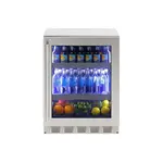 Sapphire SBCR24SSADA 24" Beverage Center with 4.7 cu. ft. Capacity, ADA Compliant, Signature SAPPHIRE Blue Interior, Articulating Concealed Self-Closing Hinge, Multifunction Capacitive Touch Electronic Control (Stainless Steel)