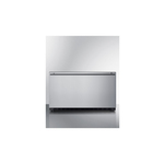 Summit SDR301OS 30" Built-In Outdoor Single Drawer Refrigerator with 2.5 cu. ft. Capacity, Digital Thermostat, Frost-Free Operation and LED Lighting in Stainless Steel