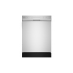 Sharp SDW6506JS 24" Built-In Dishwasher with 14 Place Settings, 5 Wash Cycles, Third Rack, Heated Dry, and Hybrid Tub in Stainless Steel