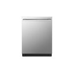 LG Studio SDWB24S3 24" Smart Built-In Dishwasher with 15 Place Settings, 40 dBA, 1 HR Cycle, True Steam (Stainless Steel)