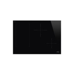 Smeg SIMU330D 30" Induction Cooktop with 4 Cooking Zones, Residual Heat Indicator, Control Lock, and Slider Controls, in Black