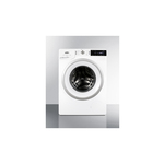 Summit SLW241W 24" Compact Front Load Washer with 2.3 cu. ft. Capacity, Stainless Steel Drum, 14 Wash Settings, ENERGY STAR Certified, and Delay Start Option in White