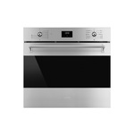 Smeg SOU3300TX 30" Classic Series Multifuctional Thermo-Ventilated Oven with 3.99 cu. ft. Capacity, 9 Cooking Modes, True European Convection, VaporClean, Cool-Touch Door, in Stainless Steel