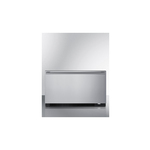 Summit SPHC30 36" Convertible Drawer Refrigerator/Warming Cabinet with 2.4 cu. ft. Capacity, Warming Function, Cooling Function, Digital Thermostat, and Frost-Free Operation in Stainless Steel