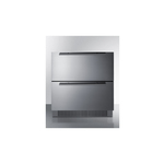 Summit SPR3032DADA 30" ADA Compliant Drawer Refrigerator with 5.42 cu. ft. Capacity, Stainless Steel Drawers, Frost-Free, LED Lighting and Digital Thermostat (Stainless Steel)