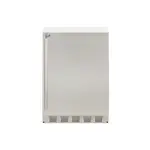 Sapphire SR24SS 5 Series 24" Compact Refrigerator with 5.1 cu. ft. Capacity, Signature SAPPHIRE Blue Interior, Articulating Concealed Self-Closing Hinge, Multifunction Capacitive Touch Electronic Control, and LED Theater Lighting (Stainless Steel)