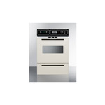 Summit STM7212KW 24" Single Gas Wall Oven with 2.92 cu. ft. Capacity, Drop Down Broiler Drawer, Electronic Ignition, Oven Window, Oven Light and Clock with Timer (Bisque)