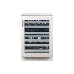 Sapphire SW24DZPR 7 Series 24" Dual Zone Wine Cooler with 43 Bottle Capacity, Signature SAPPHIRE Blue Interior, Articulating Concealed Self-Closing Hinge, Multifunction Capacitive Touch Electronic Control (Panel Ready)