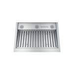 GE UVC9300SLSS 30" Smart Custom Hood Insert with 610 CFM, Baffle Filters and Dimmable LED Lighting in Stainless Steel