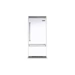 Viking VCBB5363ERWH 5 Series 36" Built-In Bottom-Freezer Refrigerator with 20.4 cu. ft. Capacity (White, Right Hinge)