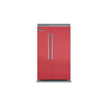 Viking VCSB5483SM 5 Series 48" Built-In Side-by-Side Refrigerator (San Marzano Red)