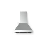 Verona VECHW30GSS 30" Designer Chimney Wall Hood with 600 CFM, Stainless Steel Baffle Filters and LED Lighting in Stainless Steel