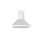 Verona VECHW36GW 36" Designer Chimney Wall Hood with 600 CFM, Stainless Steel Baffle Filters and LED Lighting (White)