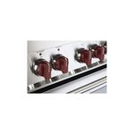 Verona VEKNDEESBU Color Knob Set for Designer Single Oven Electric Range (Burgundy)