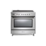 Verona VPRFSEE365SS 36" Prima Series Freestanding Electric Range with 5 Elements, 5 cu. ft. Oven Capacity and Digital Clock and Timer in Stainless Steel