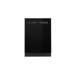 Whirlpool WDP540HAMB 24" Built-in Dishwasher with 12 Place Settings, Hybrid Tub, Sani Rinse Option (Black)