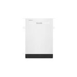 Whirlpool WDP540HAMW 24" Built-in Dishwasher with 12 Place Settings, Hybrid Tub, Sani Rinse Option (White)