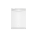 Whirlpool WDT750SAKW 24" Built-In Dishwasher with 3rd Rack, Adjustable 2nd rack, Leak Detection System, Cycle Status Indicator (White)