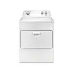 Whirlpool WED4850HW 29" Top Load Vented Electric Dryer with 7.0 cu. ft. Capacity, AutoDry™ Drying System, Wrinkle Shield™, Timed Dry, in White