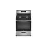 Whirlpool WFG320M0MS 30" Gas Range with 4 Burners, 5.1 cu. ft. Oven Capacity, Sabbath Mode, in Stainless Steel