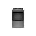 Whirlpool WGD8127LC 27" Gas Dryer with 7.4 cu. ft. Capacity, Advanced Moisture Sensing, EcoBoost™ Option, Static Reduce Option (Chrome Shadow)