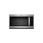 Whirlpool WMH31017HS 30" Over the Range Microwave with 1.7 cu. ft, Capacity, 1000 Watts, Turntable, 220 CFM and 2 Fan Speeds (Stainless Steel)