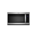 Whirlpool WMH31017HZ 30" Over the Range Microwave with 1.7 cu. ft, Capacity, 1000 Watts, Turntable, 220 CFM and 2 Fan Speeds (Fingerprint Resistant Stainless Steel)