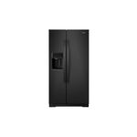 Whirlpool WRS571CIHB 36" Side by Side Counter-Depth Refrigerator with 21 cu. ft. Capacity, In-Door-Ice Storage, External Dispenser (Black)