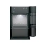 GE Profile XPIO13BCBT Opal 2.0 Nugget Ice Maker with Side Tank, 38 lbs. Daily Ice Capacity, Built-in WiFi and Voice Control, and LED Display Screen in Stainless Steel (Black Stainless Steel)