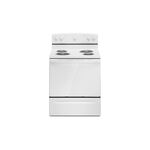 Amana ACR4203MNW 30" Electric Range with 4 Coil Elements, 4.8 cu. ft. Oven Capacity, 2100 Watts Heating Power (White)