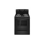 Amana ACR4303MFB 30" Freestanding Electric Range with 4 Coil Elements, 4.8 cu. ft. Oven Capacity, Storage Drawer  (Black)