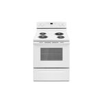 Amana ACR4303MFW 30" Freestanding Electric Range with 4 Coil Elements, 4.8 cu. ft. Oven Capacity, Storage Drawer  (White)