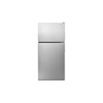 Amana ART308FFDM 30" Top Freezer Refrigerator with 18 cu. ft. Storage Capacity, Electronic Temperature Control, Reversible Doors (Monochromatic Stainless Steel)