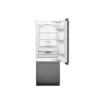 Smeg CB465UI 30" Built-In Bottom Mount Refrigerator with 16.42 cu. ft. Capacity, Ice Maker, Inverter Technology, LED Lighting, Natural Plus Blu Light, in Panel Ready