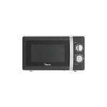 Impecca CM-0770 18" Retro Countertop Microwave with 0.7 cu. ft. Capacity, 700 Watts Cooking Power, Retro Mechanical Controls (Black)