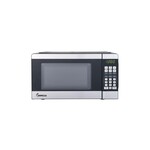 Impecca CM-0771ST 18" Countertop Microwave with 0.7 cu. ft. Capacity, 700 Watts Cooking Power, Add 30 Seconds and Kitchen Timer in Stainless Steel